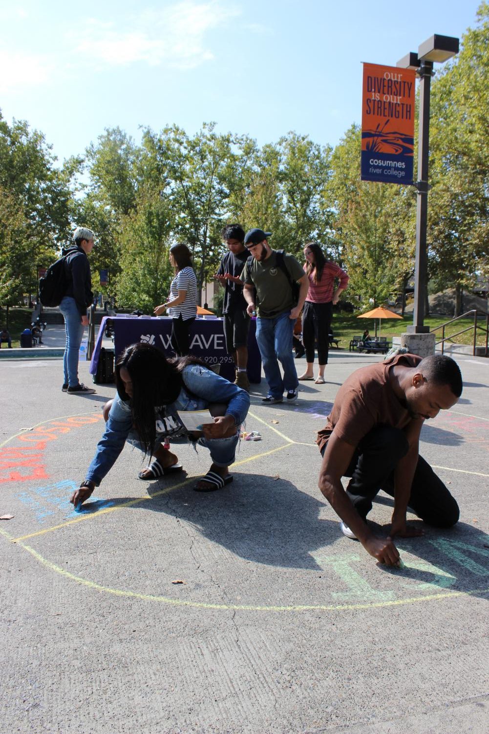 Chalk it Up event brings awareness to domestic violence