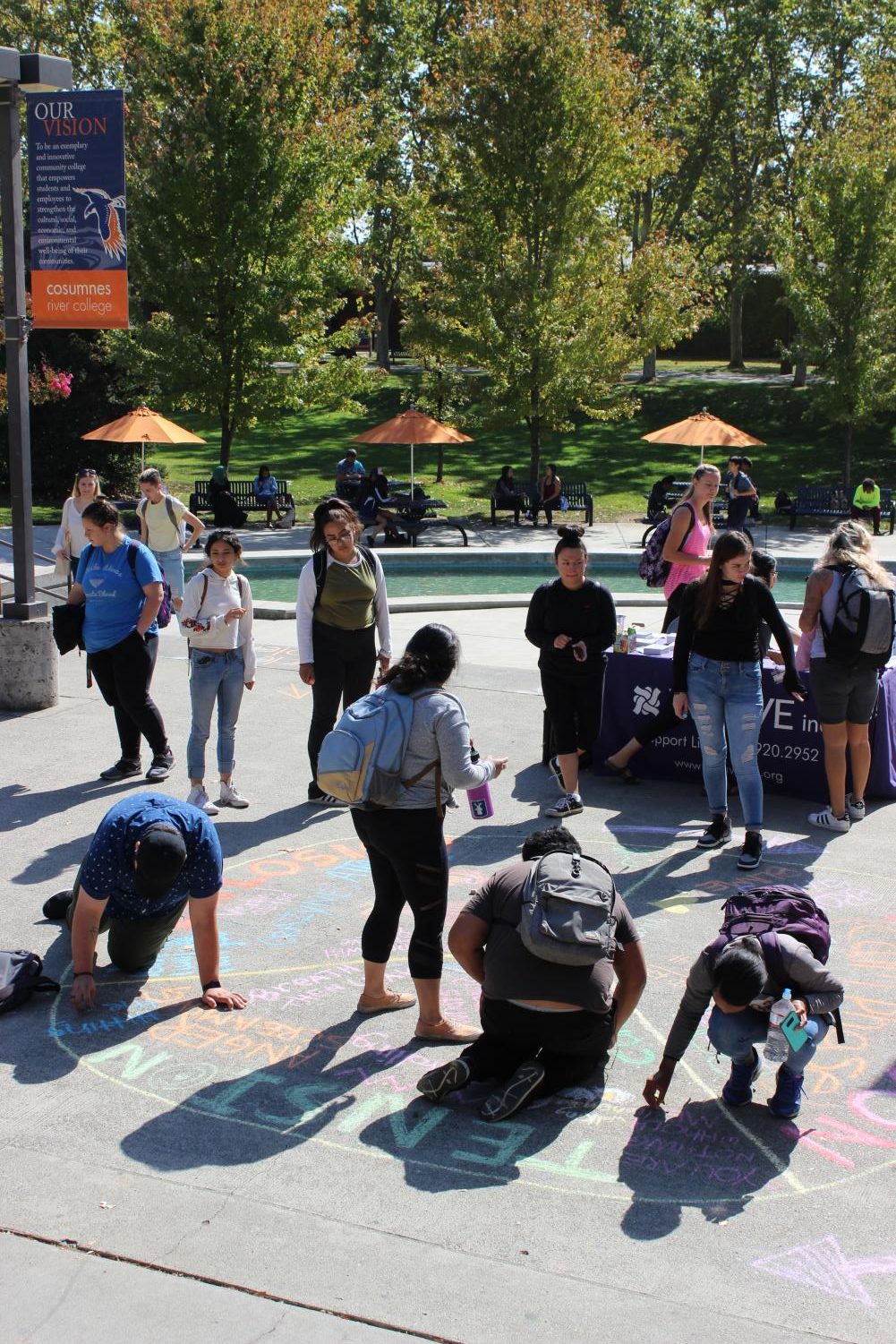 Chalk it Up event brings awareness to domestic violence