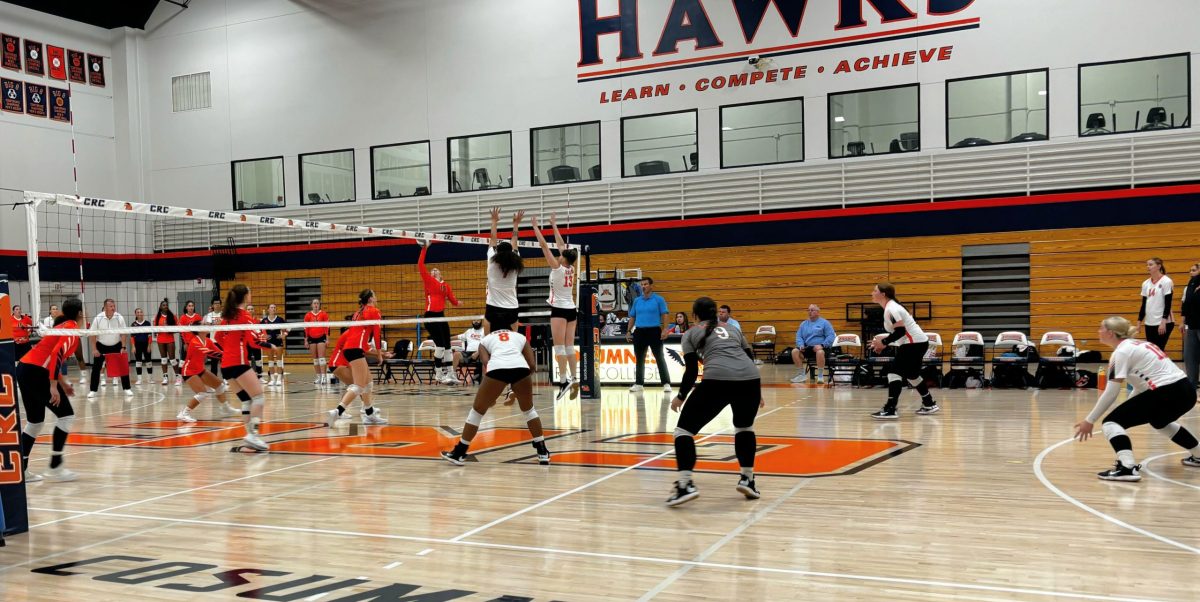 The Hawks volleyball team defeated Lassen in an overall dominant 3-0 match on Sept. 12 with each set being decided in the last few serves. The Hawks won each set with a point difference of five or less.