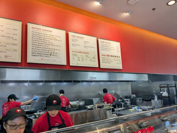 Located on Sheldon Road in Elk Grove, Panda Express workers prepare food on Nov. 4. California voters reject a ballot proposition that would have raised the state’s minimum wage from $16 to $18 per hour by 2026.