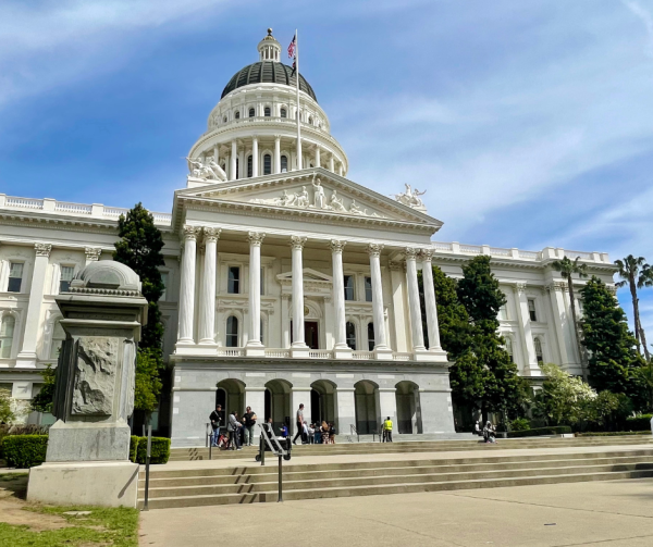 The California State Capitol stands in Sacramento. Governor Gavin Newsom called a special session for California legislatures to discuss safeguarding the state's values. 